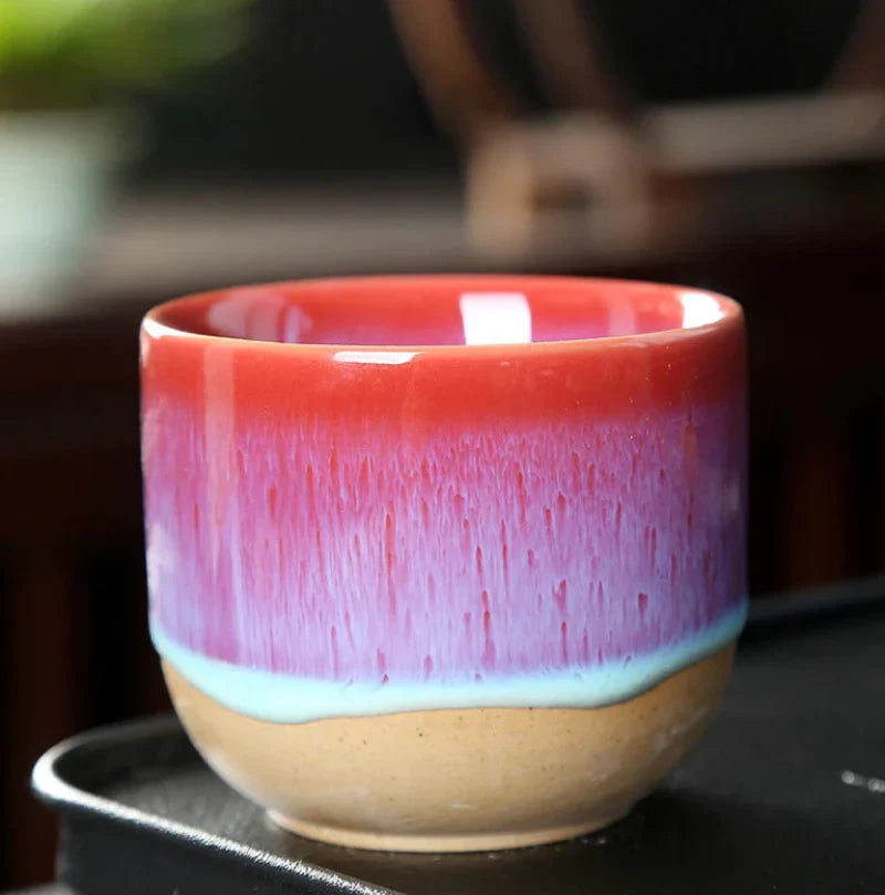 Hikari – Japanische Keramiktasse mit halbglasierter Oberfläche