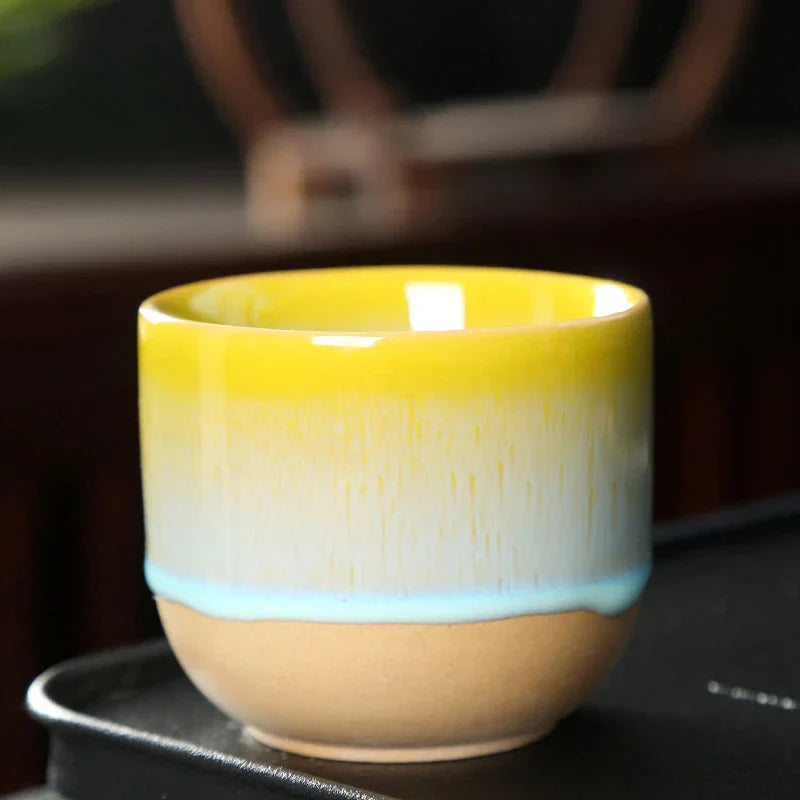 Hikari – Japanische Keramiktasse mit halbglasierter Oberfläche