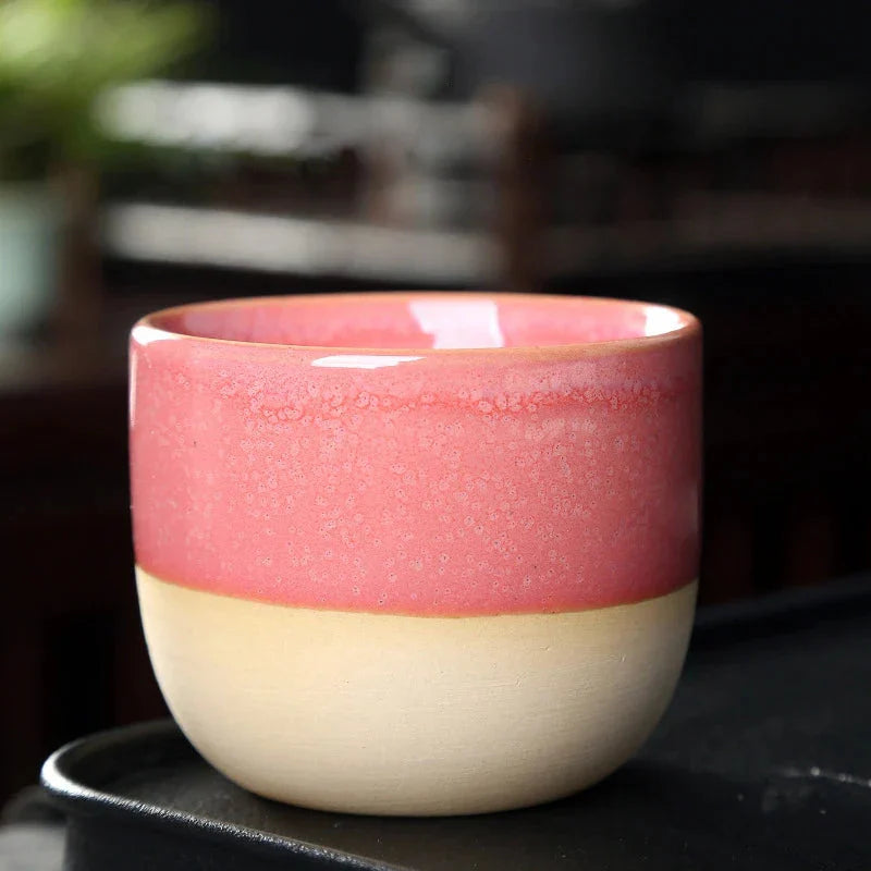 Hikari – Japanische Keramiktasse mit halbglasierter Oberfläche