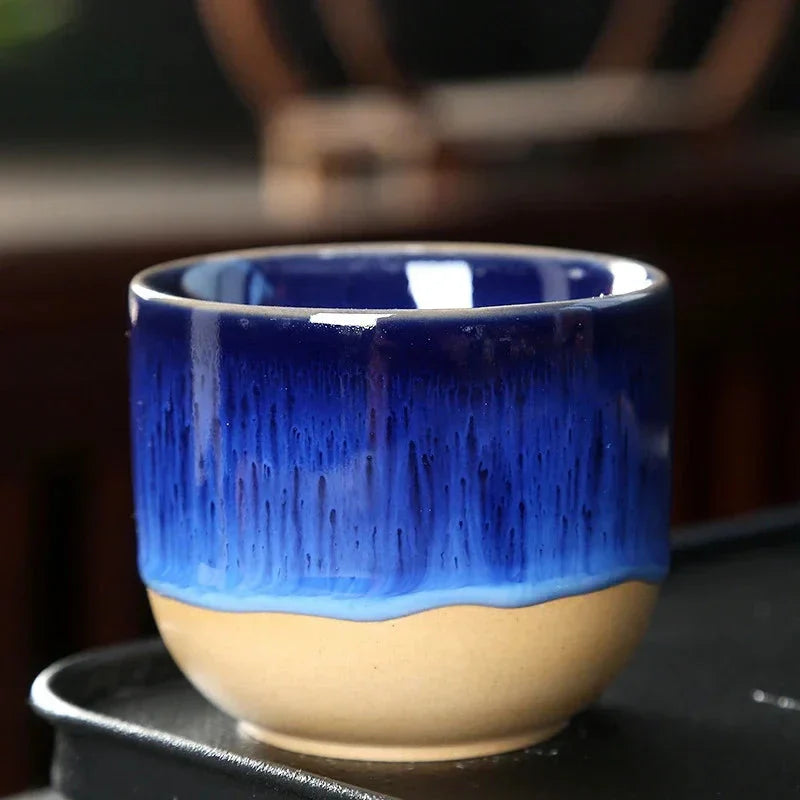 Hikari – Japanische Keramiktasse mit halbglasierter Oberfläche