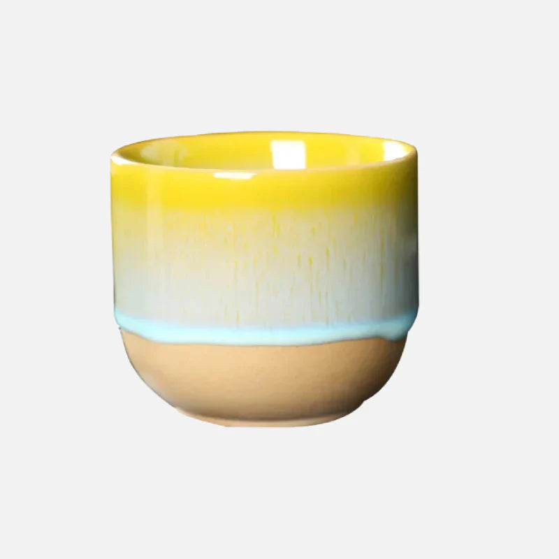 Hikari – Japanische Keramiktasse mit halbglasierter Oberfläche