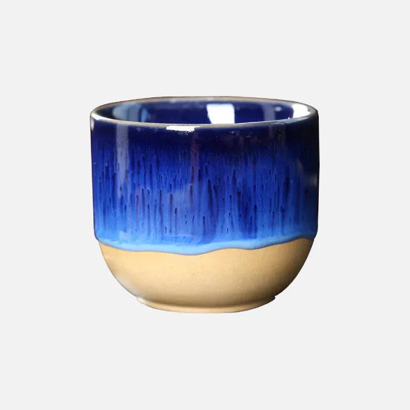 Hikari – Japanische Keramiktasse mit halbglasierter Oberfläche
