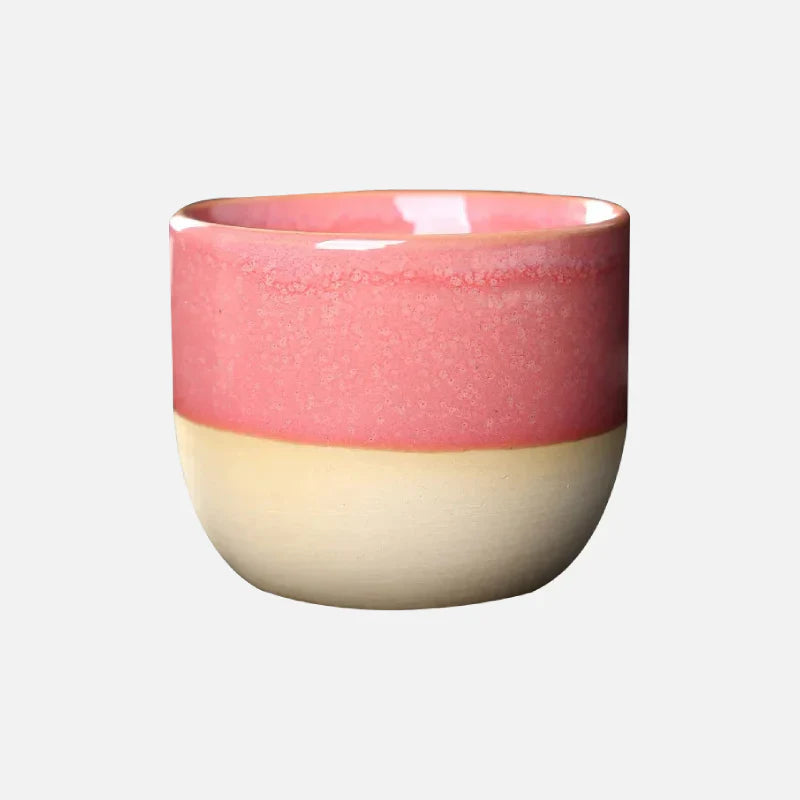 Hikari – Japanische Keramiktasse mit halbglasierter Oberfläche