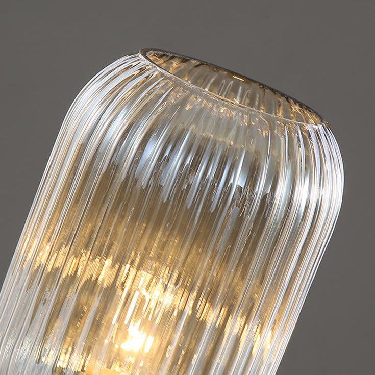 Nerida – Nordische Glas-Oval Tischlampe