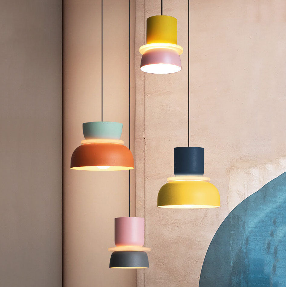 Elin – Minimalistische Pendelleuchte in Pastellfarben