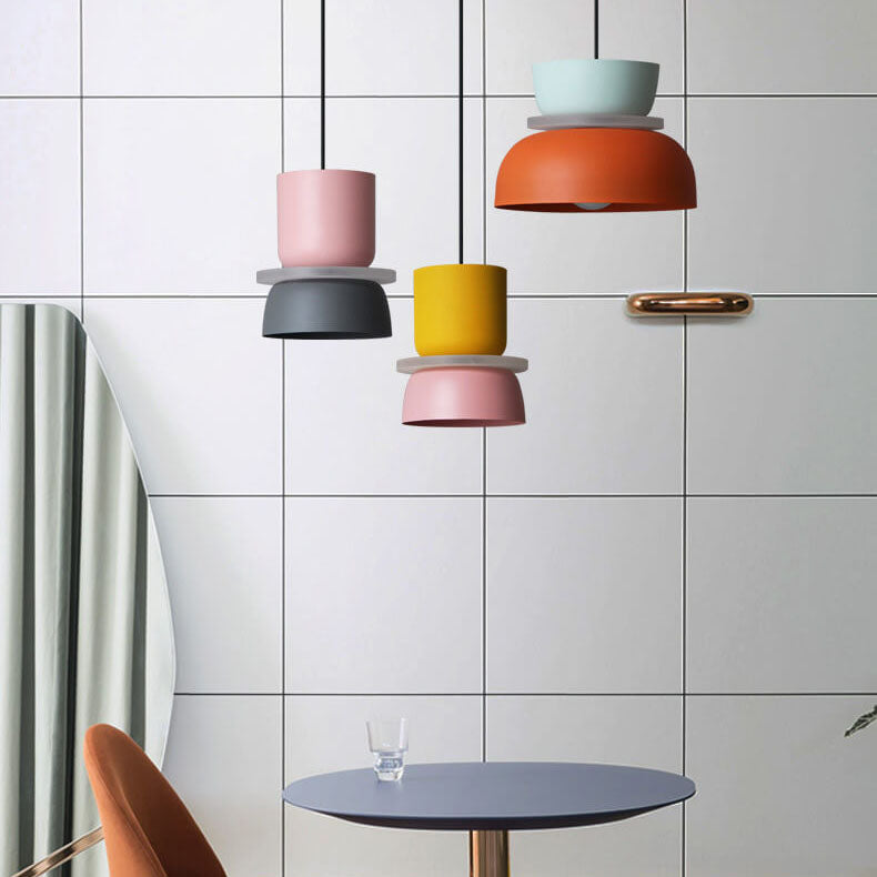 Elin – Minimalistische Pendelleuchte in Pastellfarben