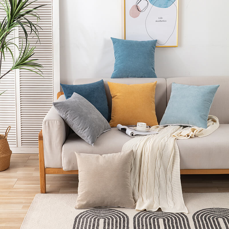 Mira – Solide Cord-Ledersofa Schutzdecke