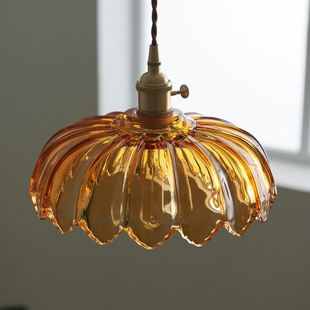 Florine – Vintage Hängeleuchte aus Glas