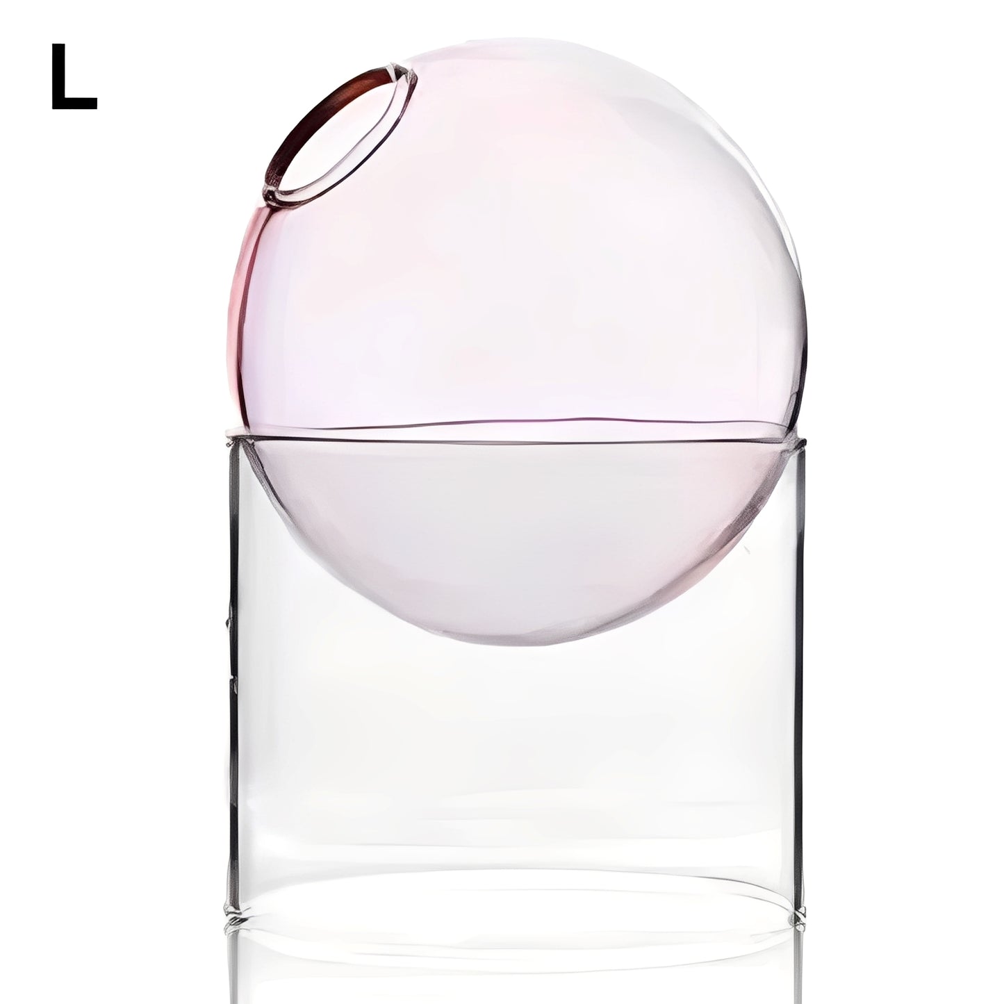 Amira – Bunte Glas Kugelvase Dekoration