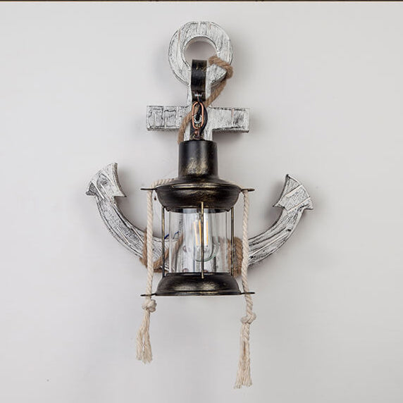 Dorian – Industrielle Retro-Wandleuchte im Anker-Design