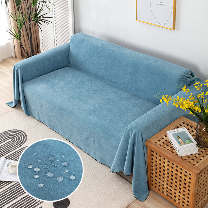 Mira – Solide Cord-Ledersofa Schutzdecke