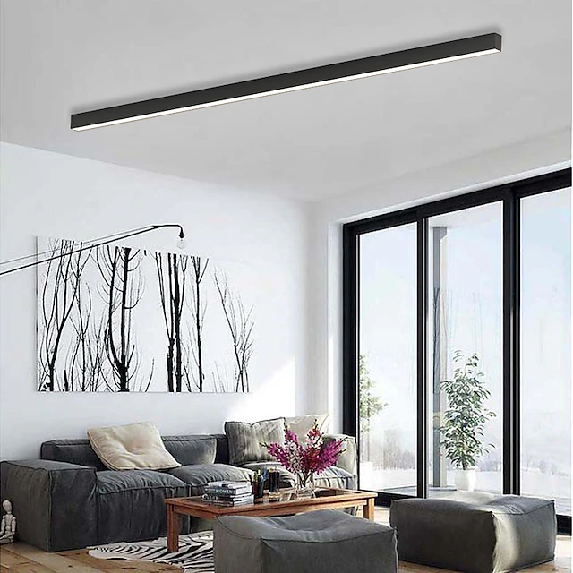 Lorin – Minimalistische Lineare LED-Deckenleuchte