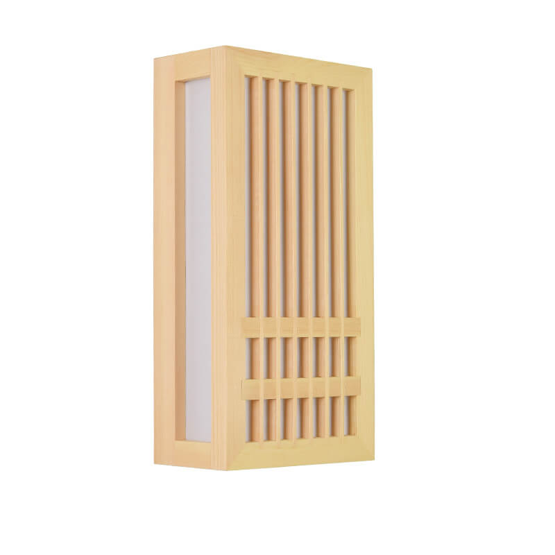 Hana – Schlichte Wandleuchte aus Massivholz