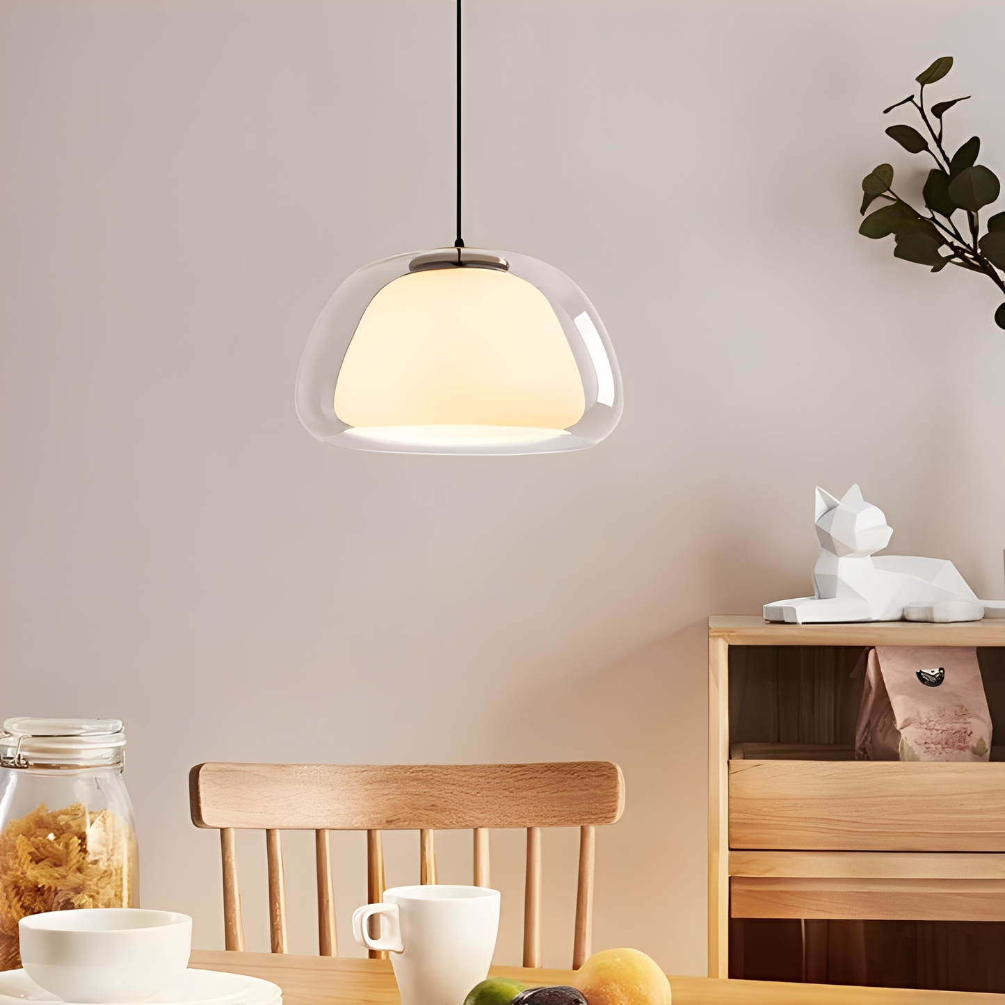 Harley – Luxe Amber Glas Pendelleuchte