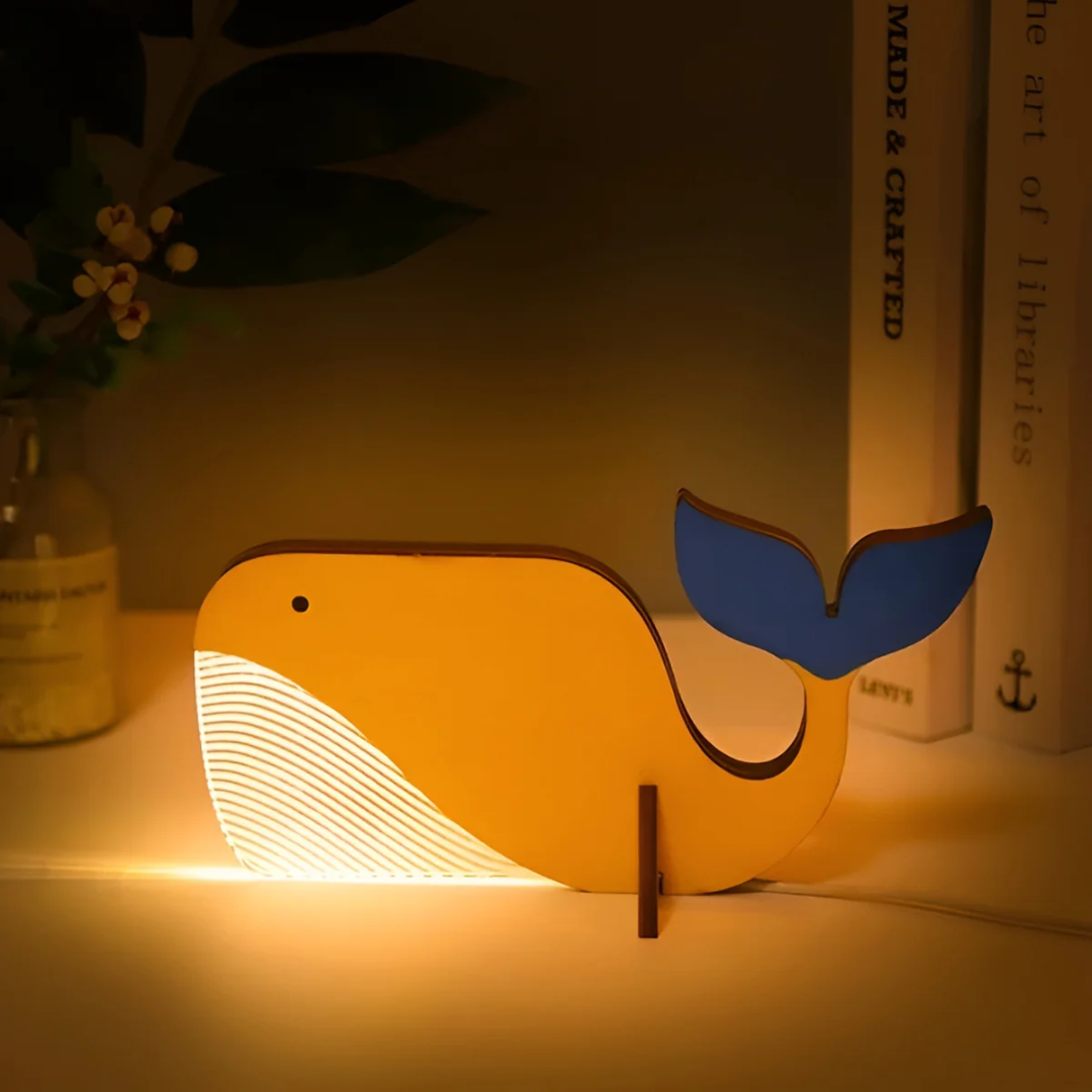 Telyx – Holz-LED-Tischlampe