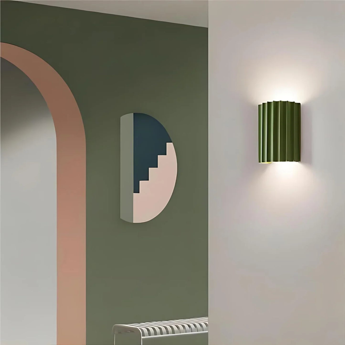 Theo – Nordic Design Resin Wandleuchte