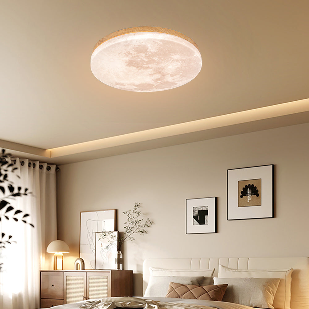Manon – Zeitlose, runde LED-Deckenleuchte