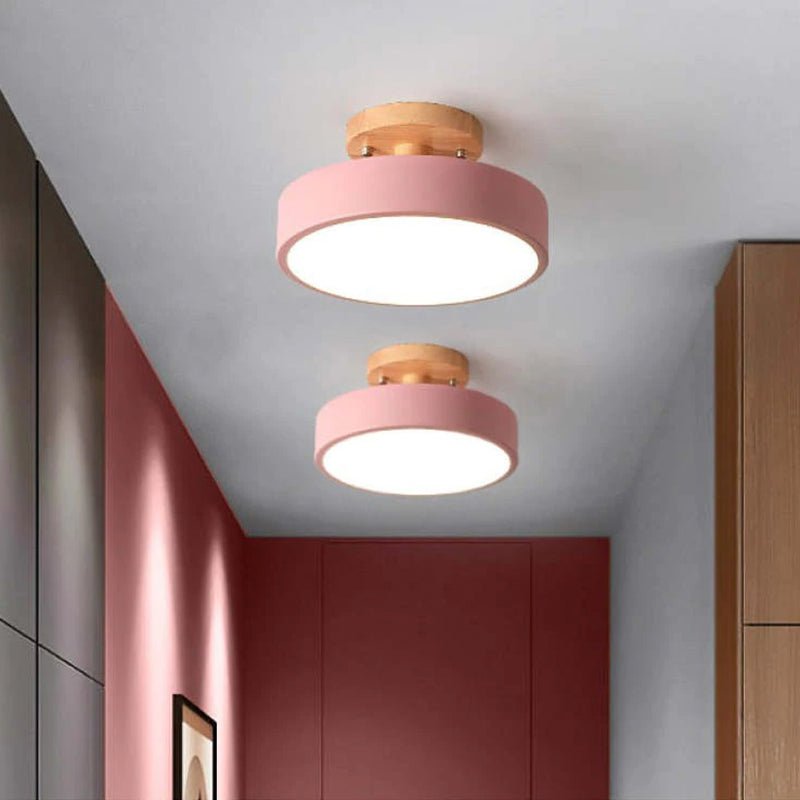 HolzAura – Zeitgemäße LED-Deckenlampe