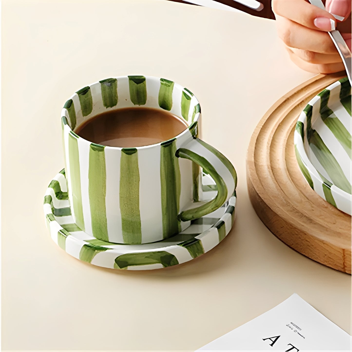 Elena – Vintage Keramik Kaffee-Tasse