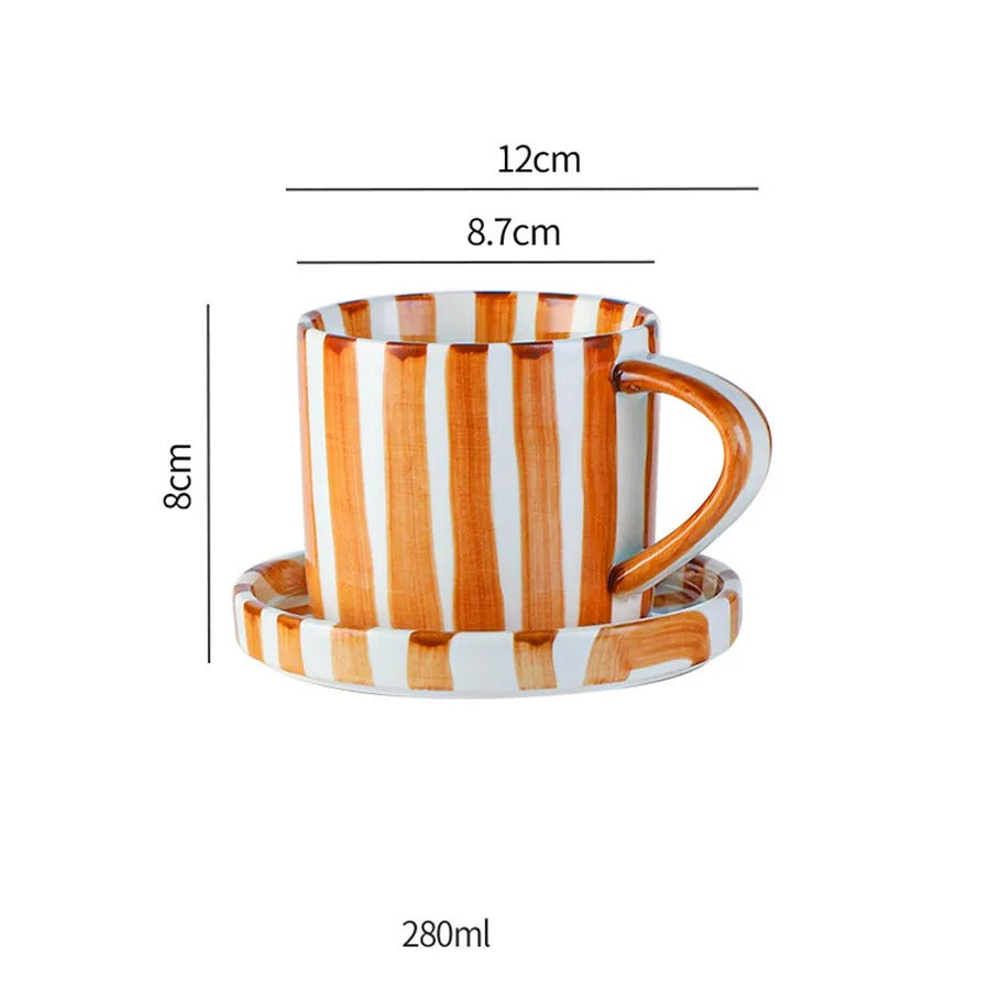 Elena – Vintage Keramik Kaffee-Tasse