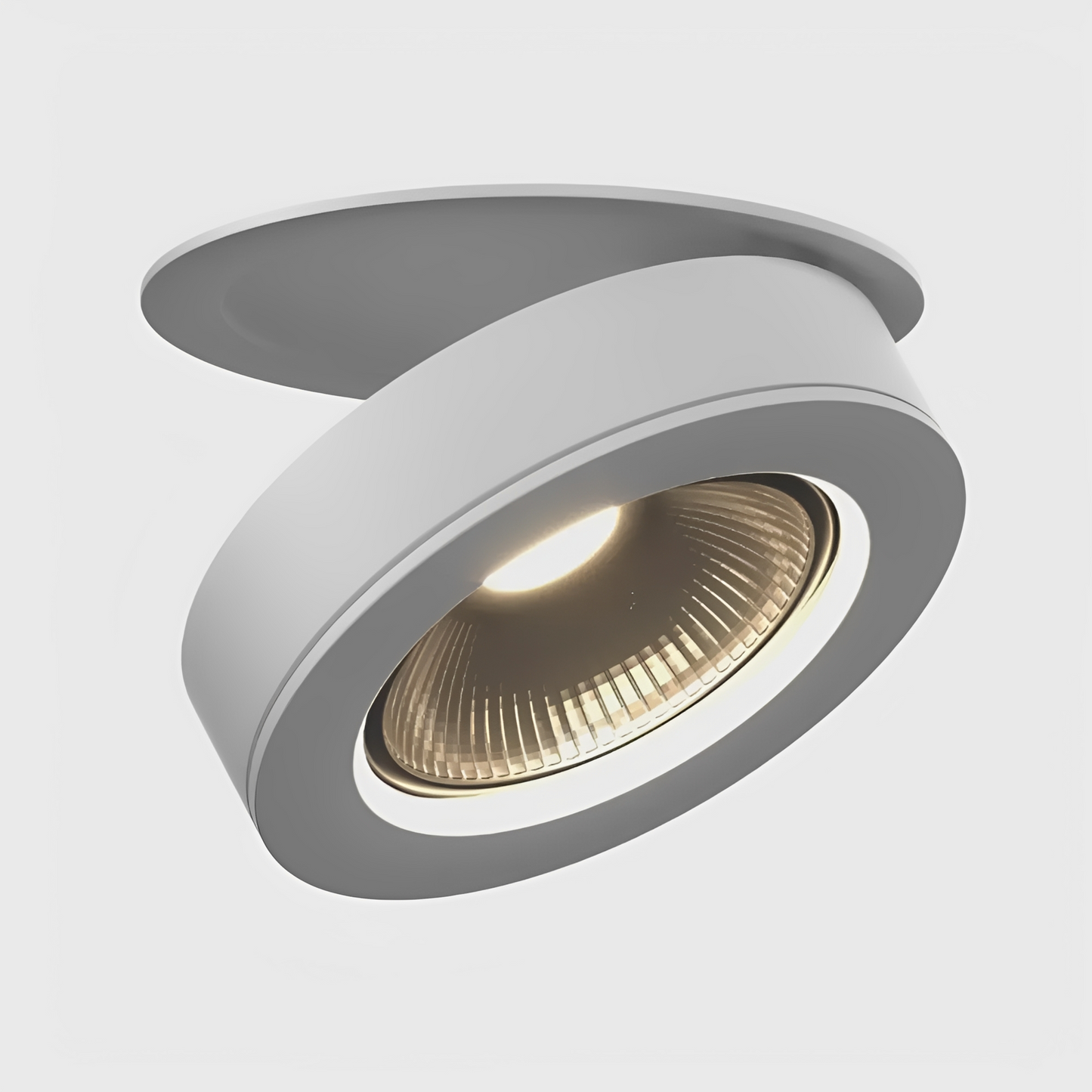 Theo – Schlichte Aluminium LED-Deckenleuchte