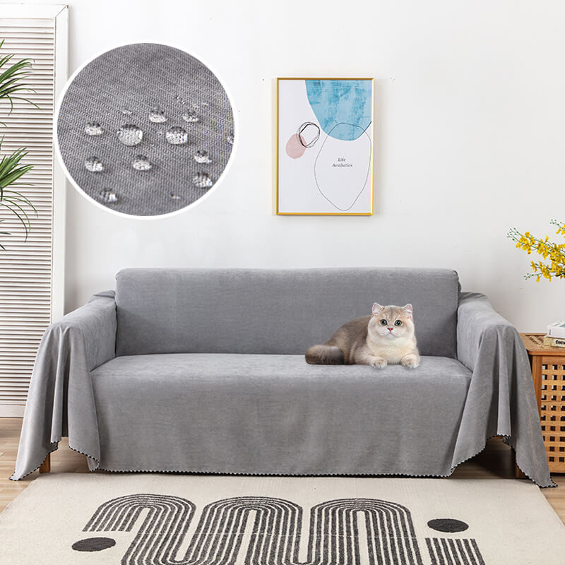 Mira – Solide Cord-Ledersofa Schutzdecke