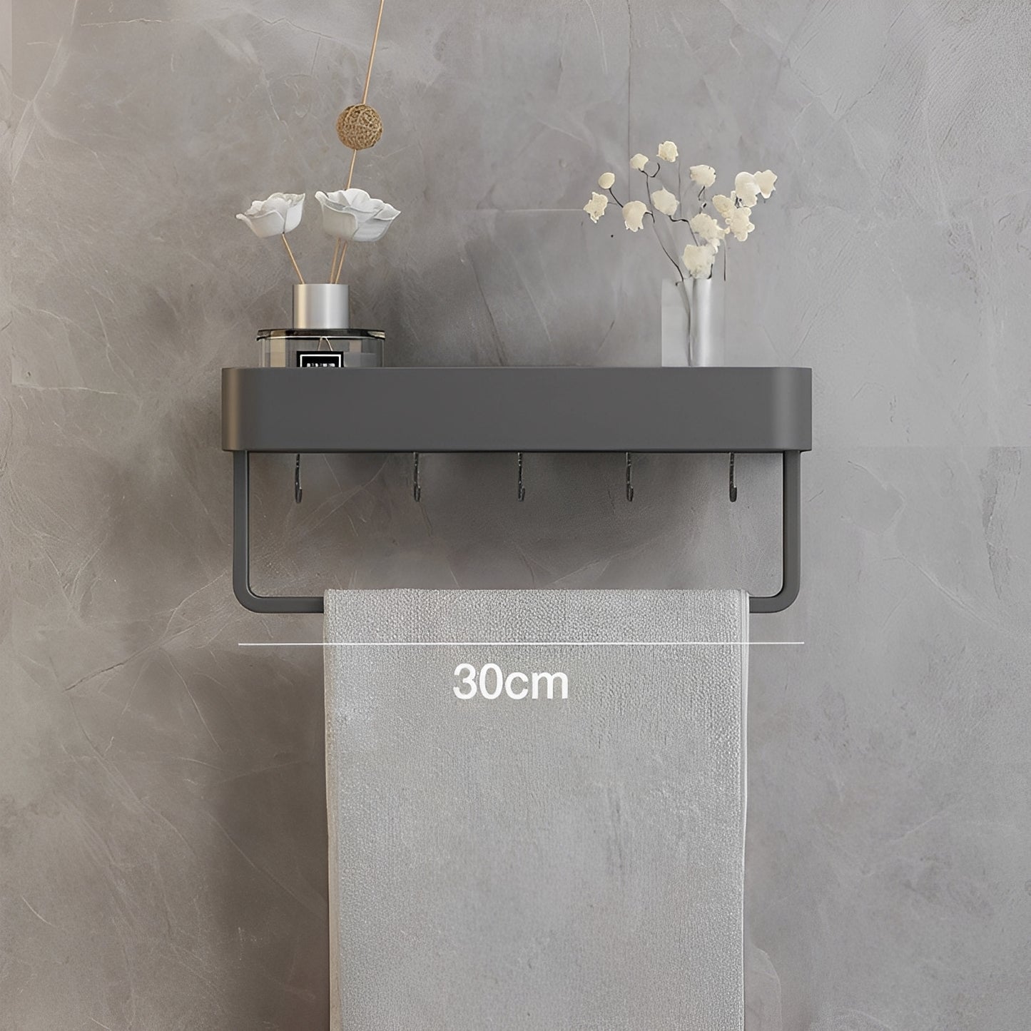 AeroShelf – Bohrfreies Badezimmer-Wandregal
