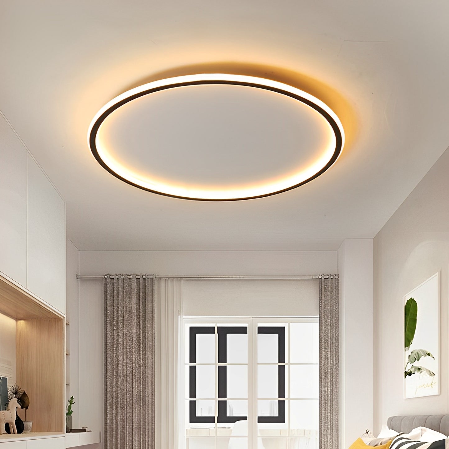 Aurika – Runde LED-Deckenleuchte im Nordic-Stil