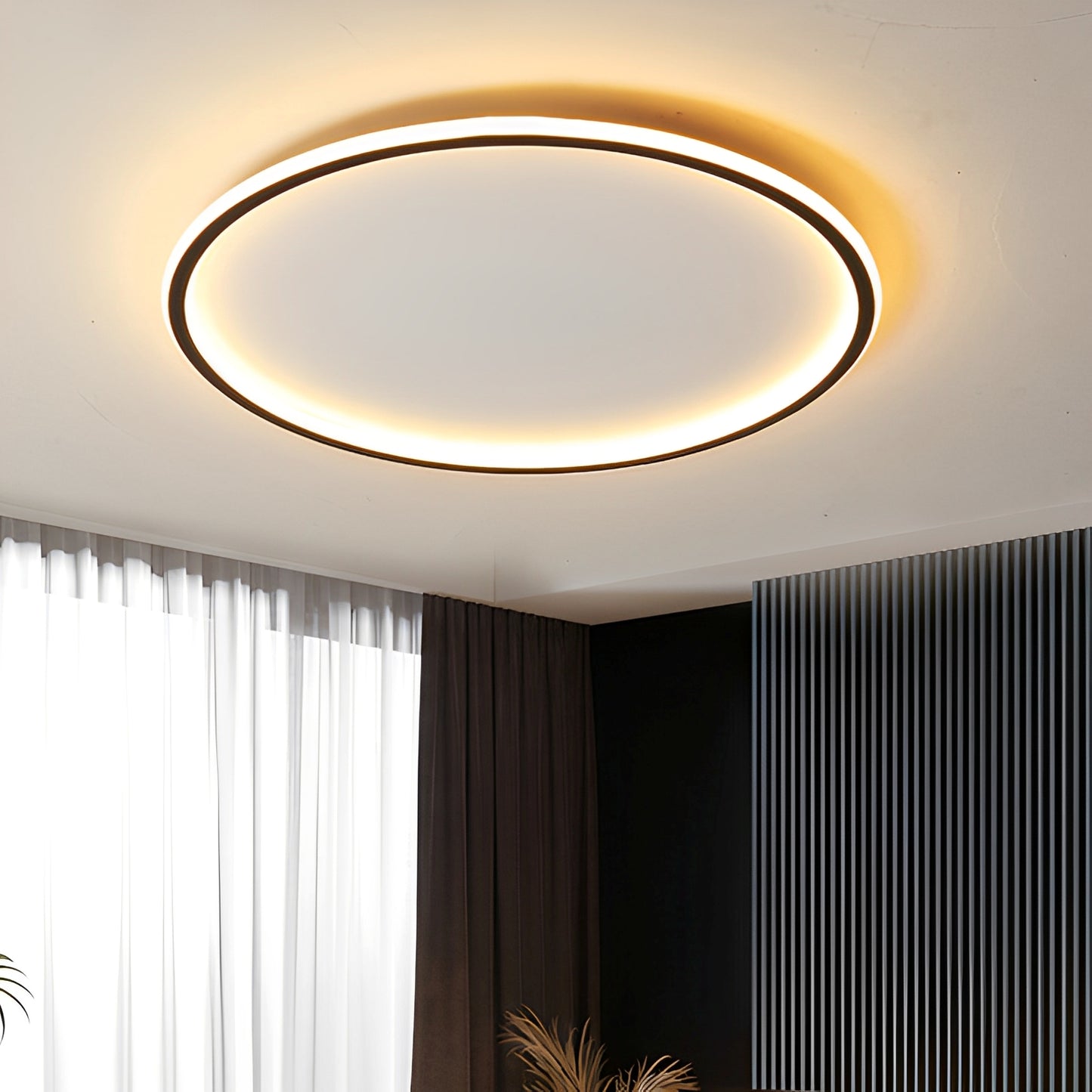 Aurika – Runde LED-Deckenleuchte im Nordic-Stil