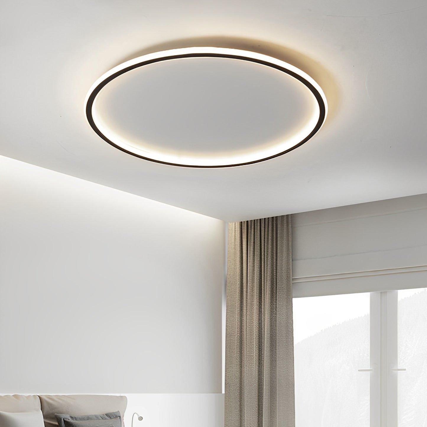 Aurika – Runde LED-Deckenleuchte im Nordic-Stil