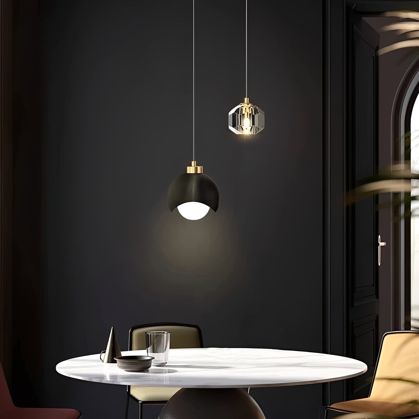 Laylah – Moderne Kristall-Pendelleuchte