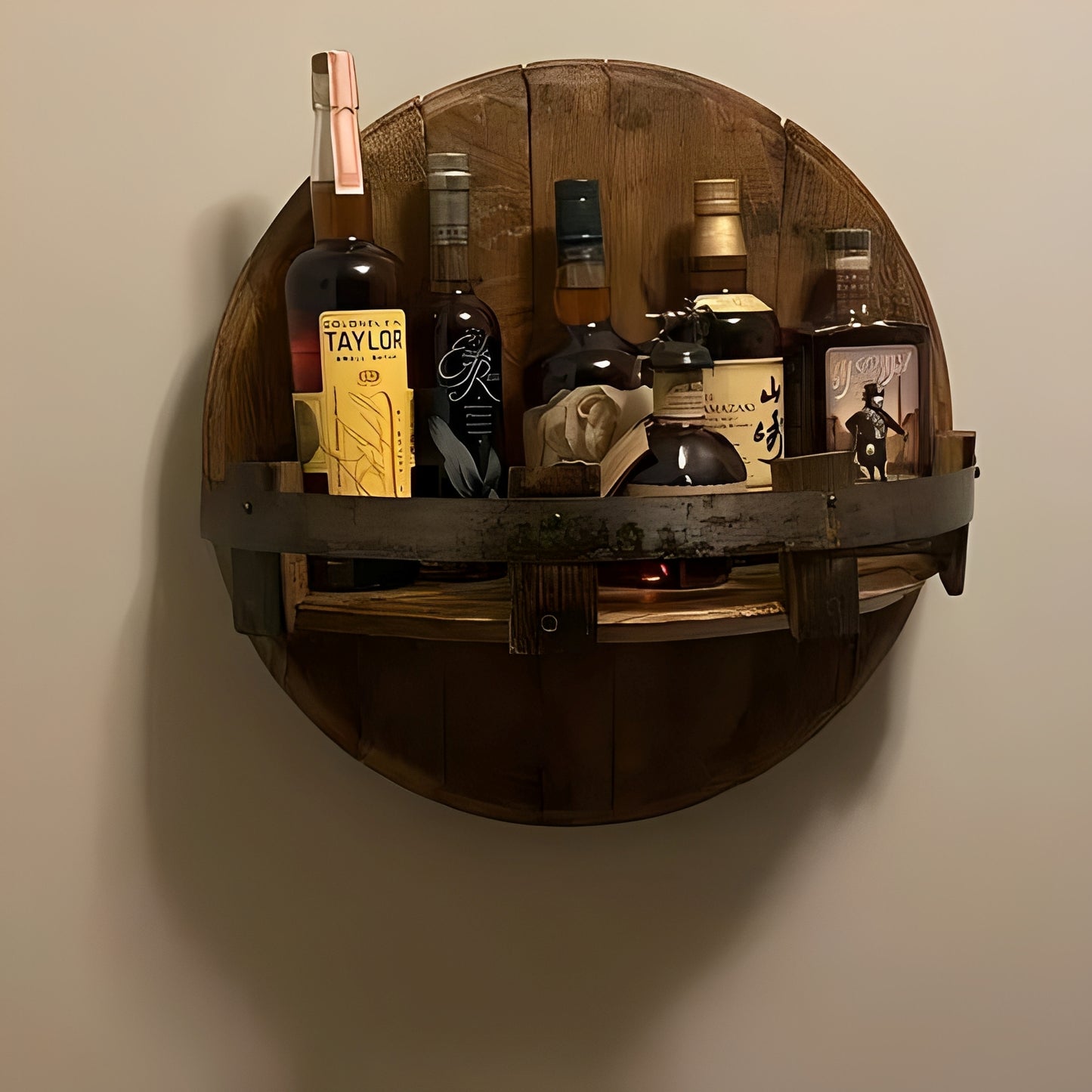 Elias – Holz-Wein- & Whiskeytisch
