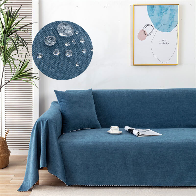 Mira – Solide Cord-Ledersofa Schutzdecke