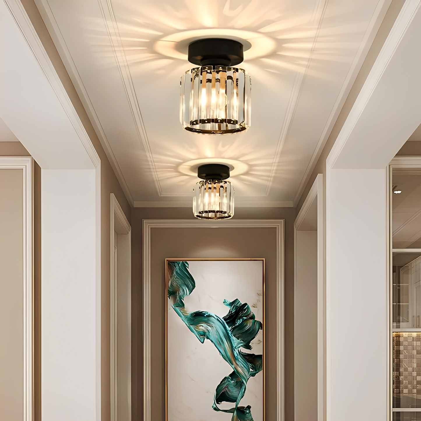 Alvin – Kristall LED Aisle-Licht