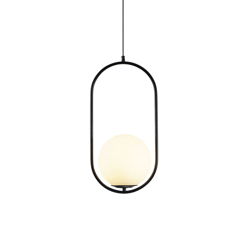 Sumire – Klassische Iron-Glass Pendellampe