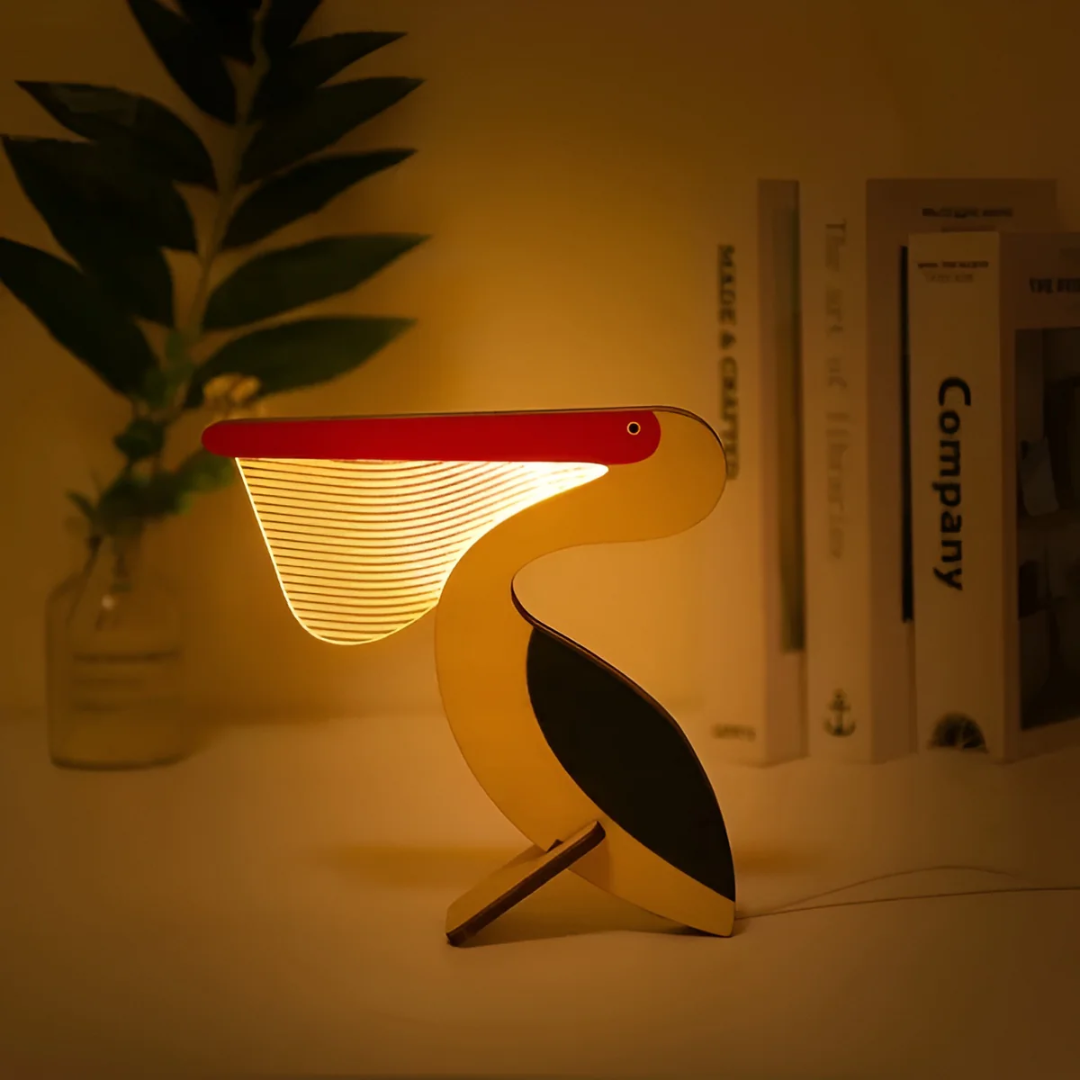 Telyx – Holz-LED-Tischlampe