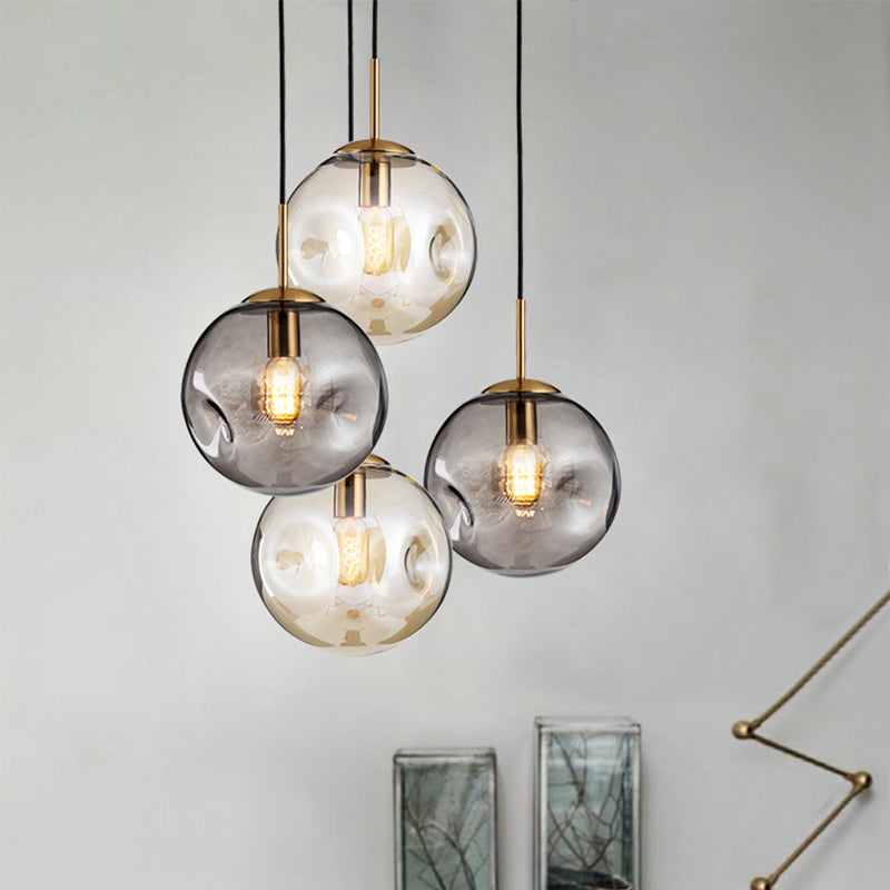 Elvion – Nordische Light-Luxury Glasball-Hängeleuchte