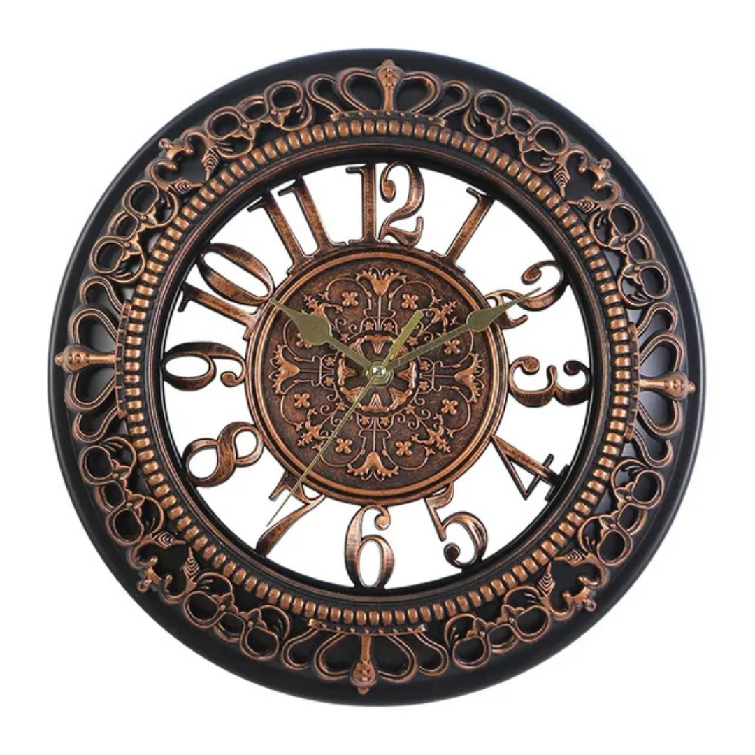 Anthea – Runde Vintage-Wanduhr