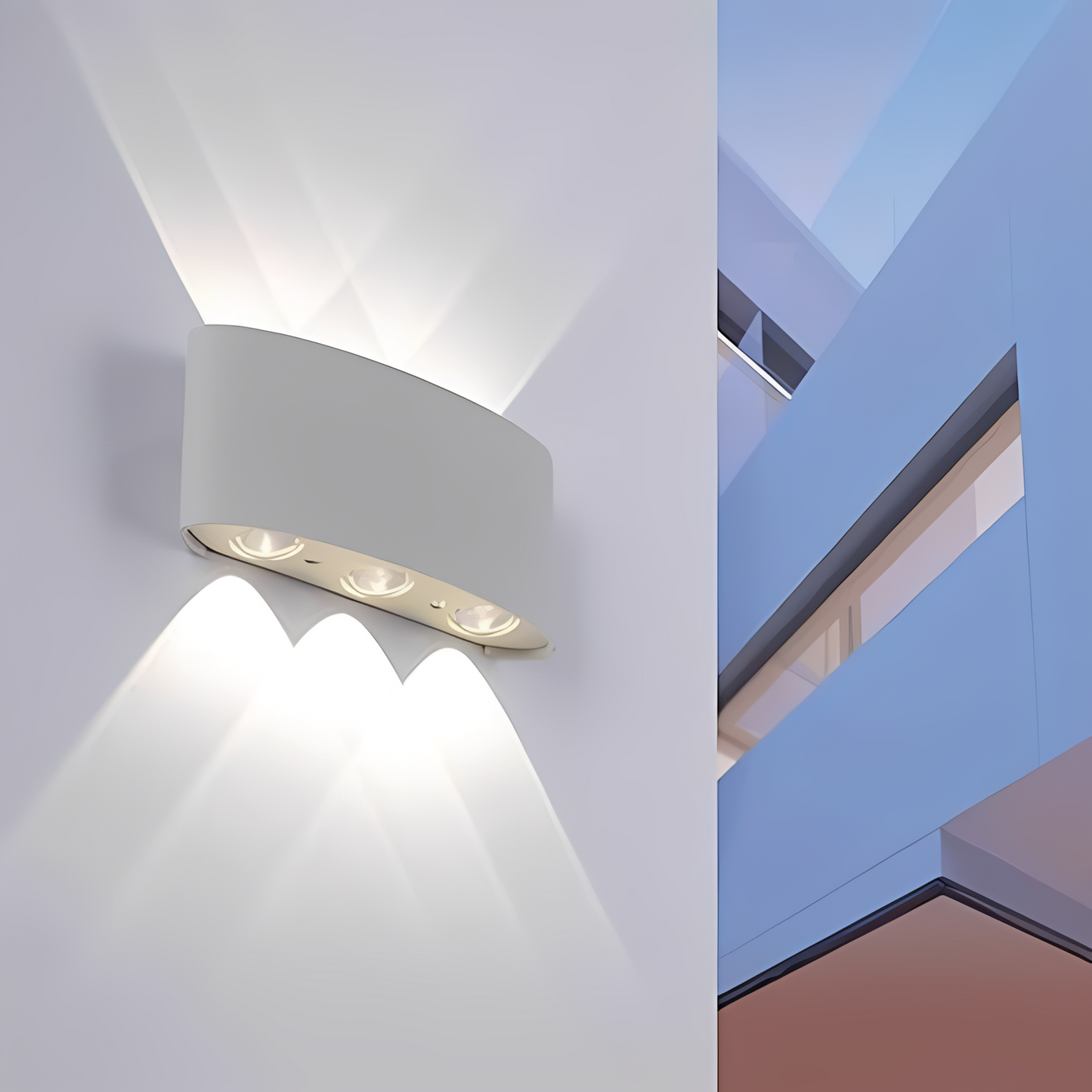 Alva – Regenfeste LED Wandlampe
