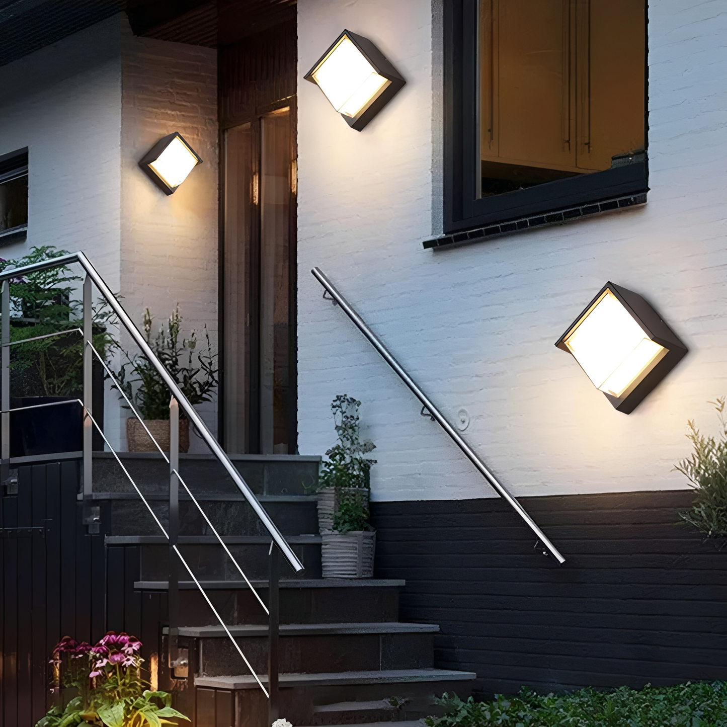 Cortena – Dimm­bare LED-Außenwandleuchte