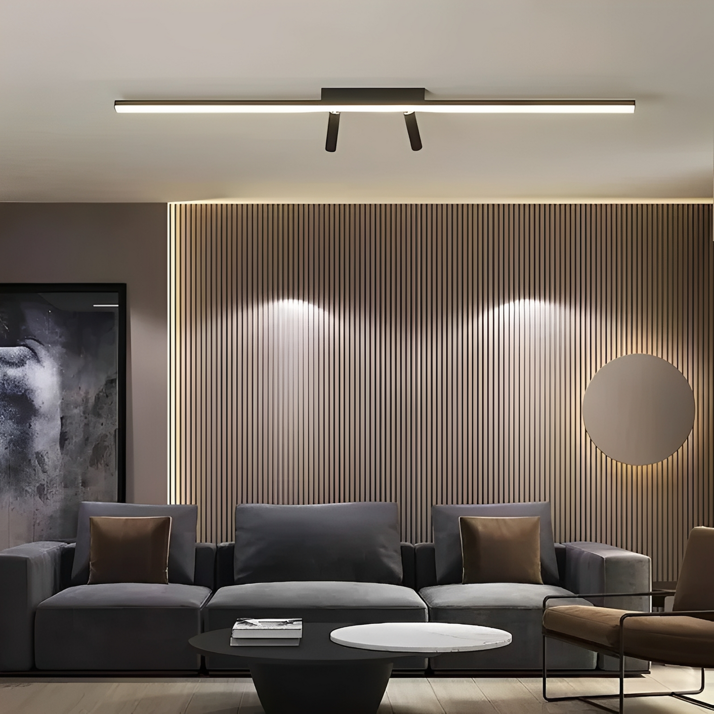 Haney – Lineare LED-Deckenleuchte