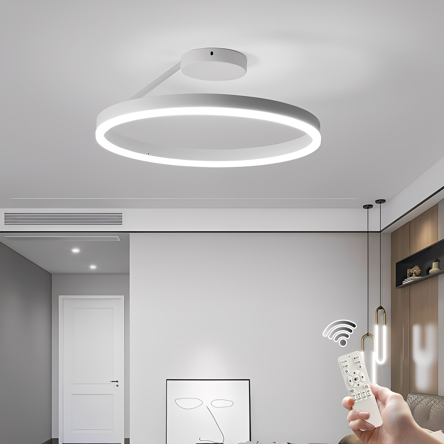 Nomi – Nordische LED Deckenleucht