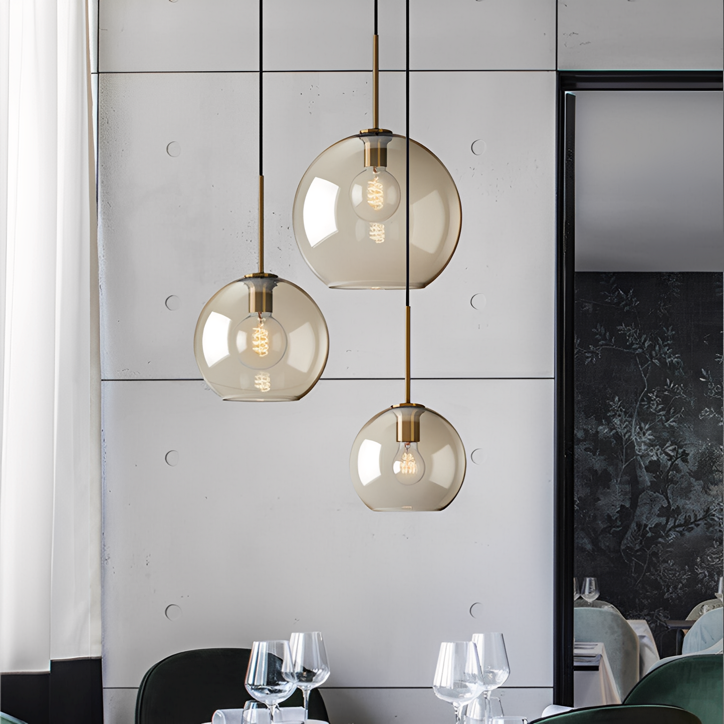 Felix – Lichtluxus Glas Pendelleuchte