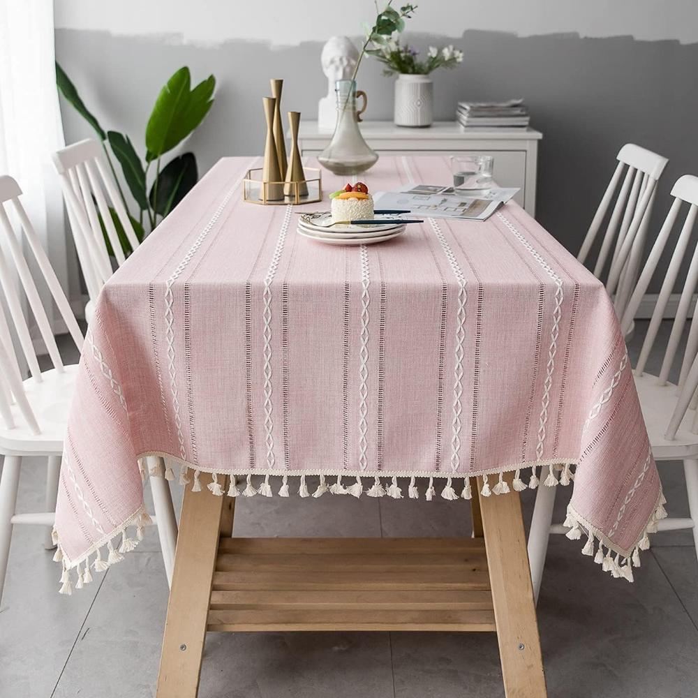 Bailey – Elegante Baumwoll-Leinen-Tischdecke
