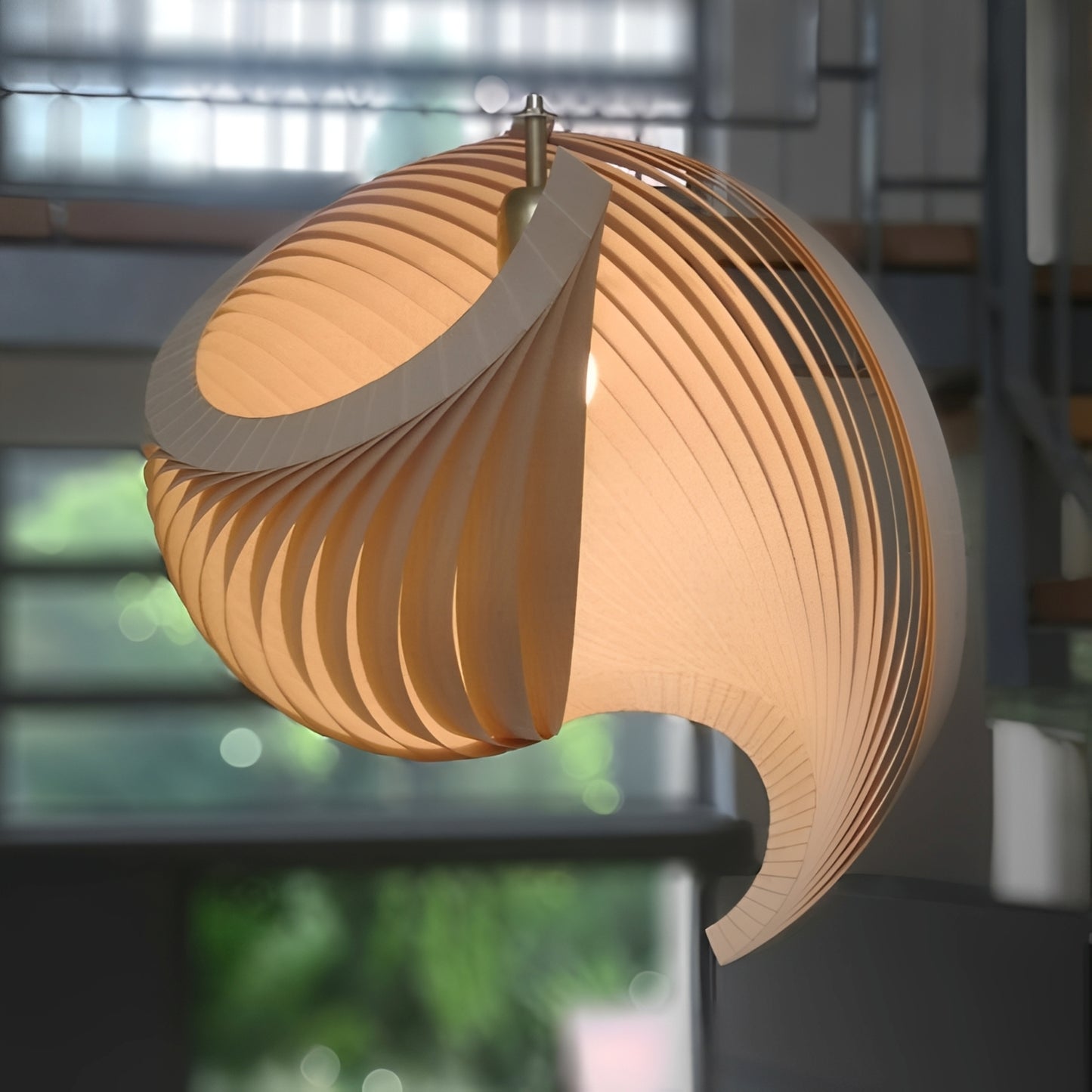 Mira – Kreative Pendelleuchte aus Holz