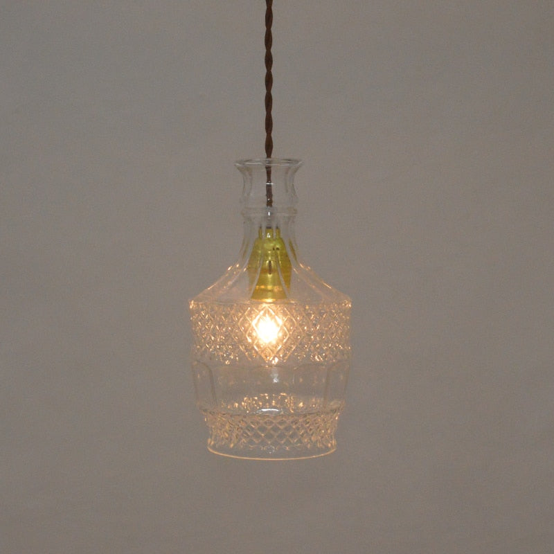 Elva – Modern Glasflaschen LED Lampe
