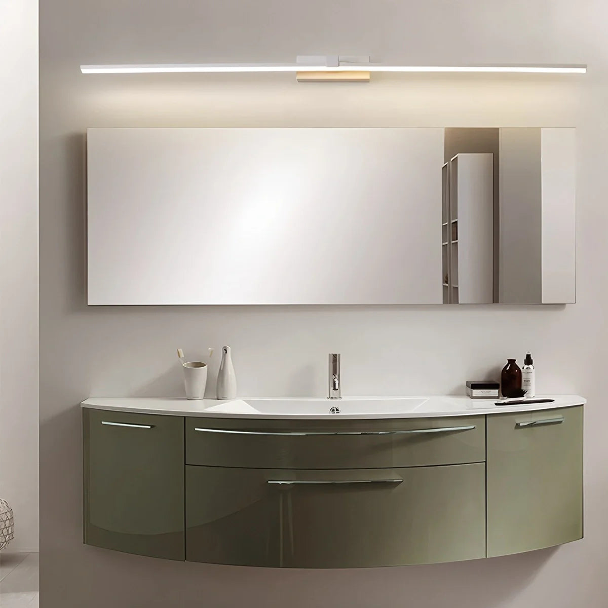 Mizuki – Nordische LED Spiegel-Wandleuchte