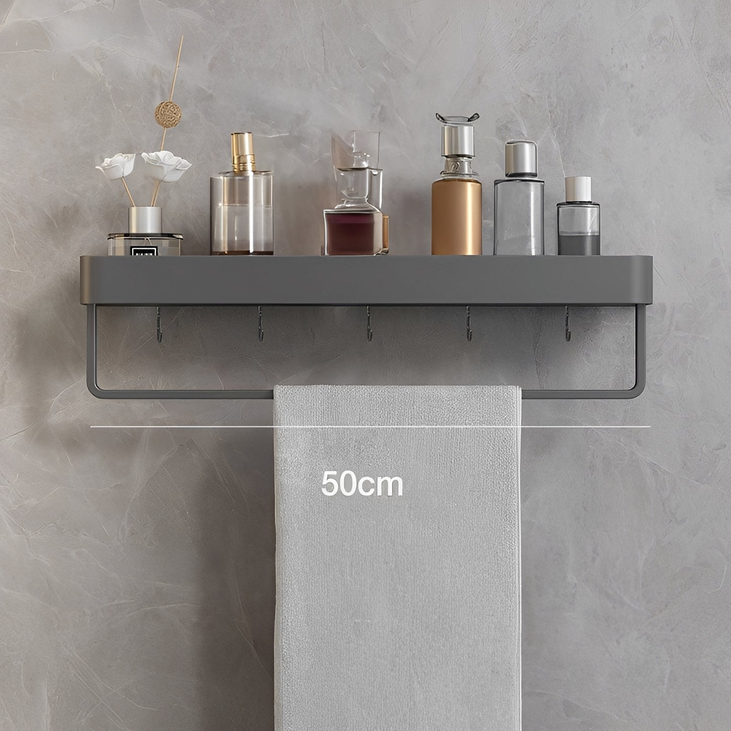 AeroShelf – Bohrfreies Badezimmer-Wandregal