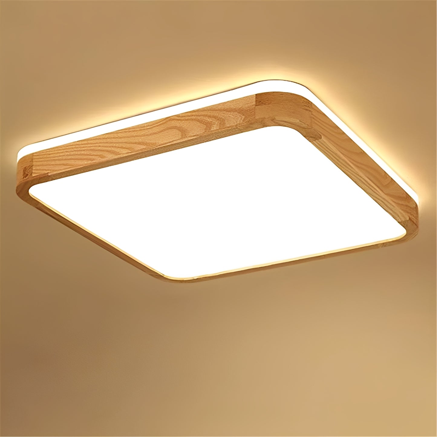 Paulo – Holz-LED-Deckenleuchte