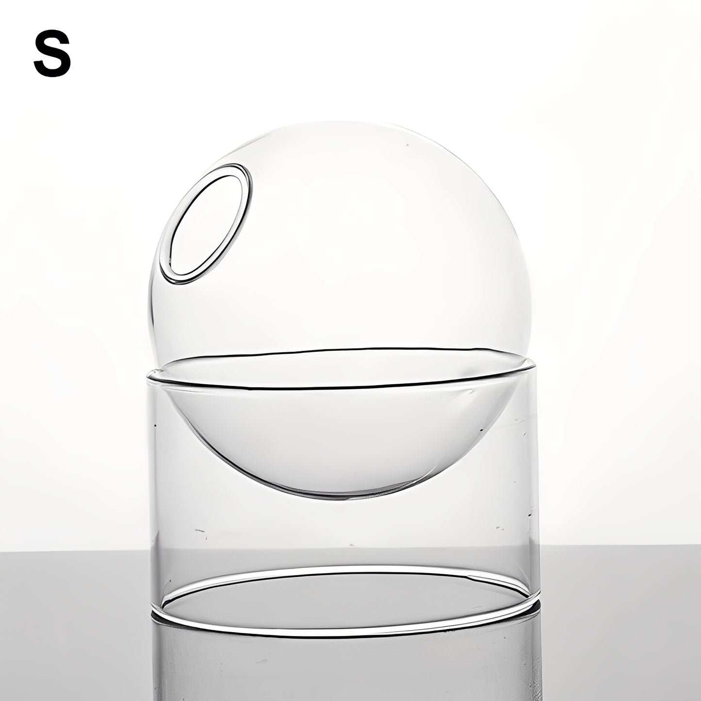 Amira – Bunte Glas Kugelvase Dekoration